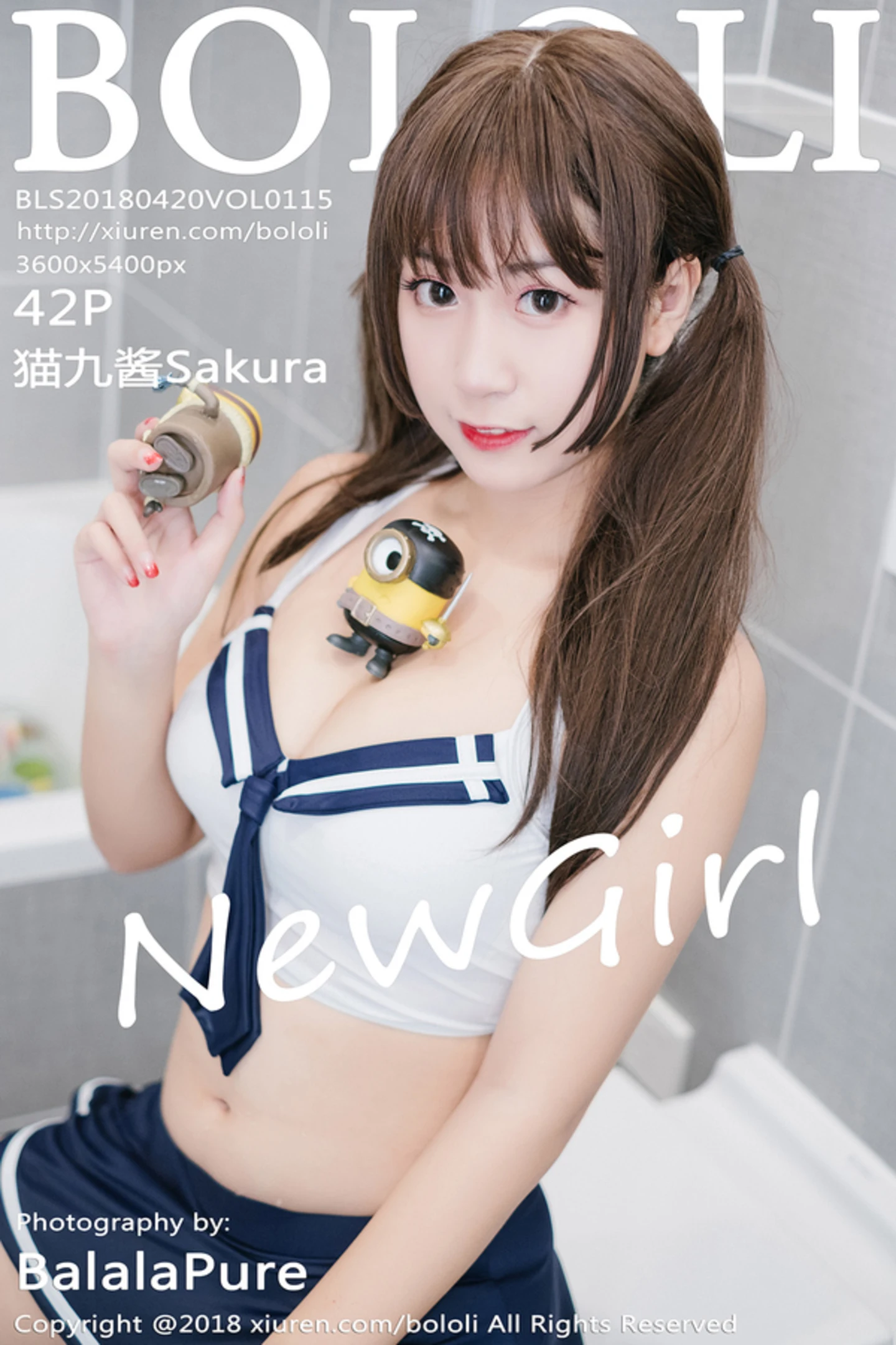 [BoLoli波萝社]Vol.115_美女主播猫九酱Sakura浴室里性感水手内衣湿身诱惑写真42P-秀人网 - XiuRen.Xyz